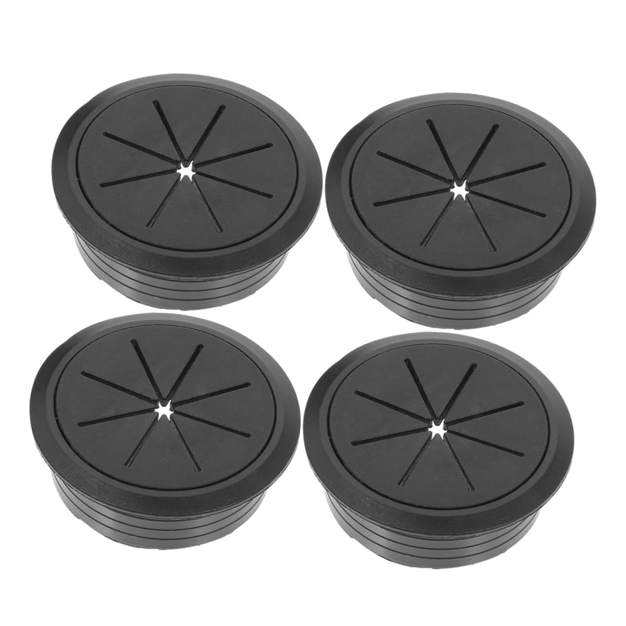 Gadpiparty 20pezzi Copripori Per Scrivania Grommet Rotondi Per Gestione Cavi Organizzatore Versatile Per Scrivanie e Tavoli Facile Installazione