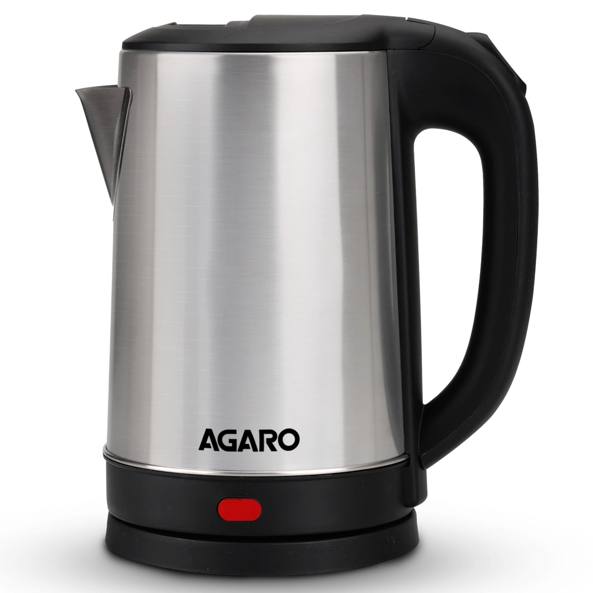 AGARO Sonnet Electric Kettle, 1.5L, 1500W, Stainless Steel Body, Quick Boil, Water Boiler, Hot Water Kettle , For Making Black Tea & Black Coffee, Instant Noodles, Auto Shut Off, Cool Touch Handle