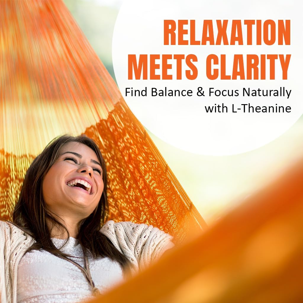 Vitamatic L-Theanine Supplement 400mg per Serving - 240 Tablets - Non-GMO, Gluten Free - Image 4