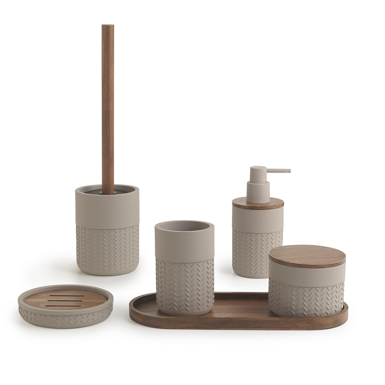 Gedy Thea Vassoio Portaoggetti Bagno in Bambù Finitura Scura, Misure L 27,5 x P 11,8 x H 1,5 cm Vassoio da Bagno per Portaspazzolini, Dispenser Sapone Bagno, Organizer Bagno e Contenitore Bagno