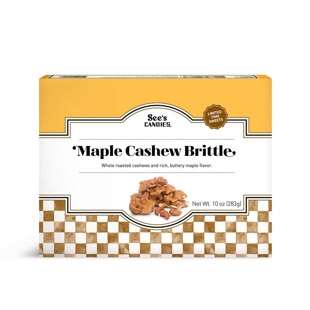 See's Candies 10 Oz. Maple Cashew Brittle Amazon.co.uk Grocery