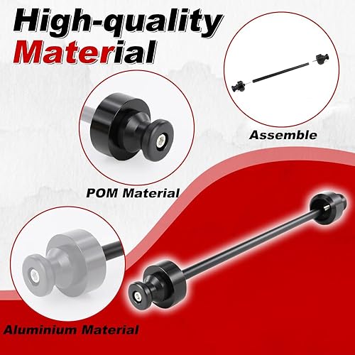 Miniatura 2 de Xitomer Deslizadores de eje trasero con bobinas de soporte de brazo oscilante para MT-07 FZ07 FZ-07 MT07 2014-2025/XSR700 2016-2021/YZF-R7 2022-2025