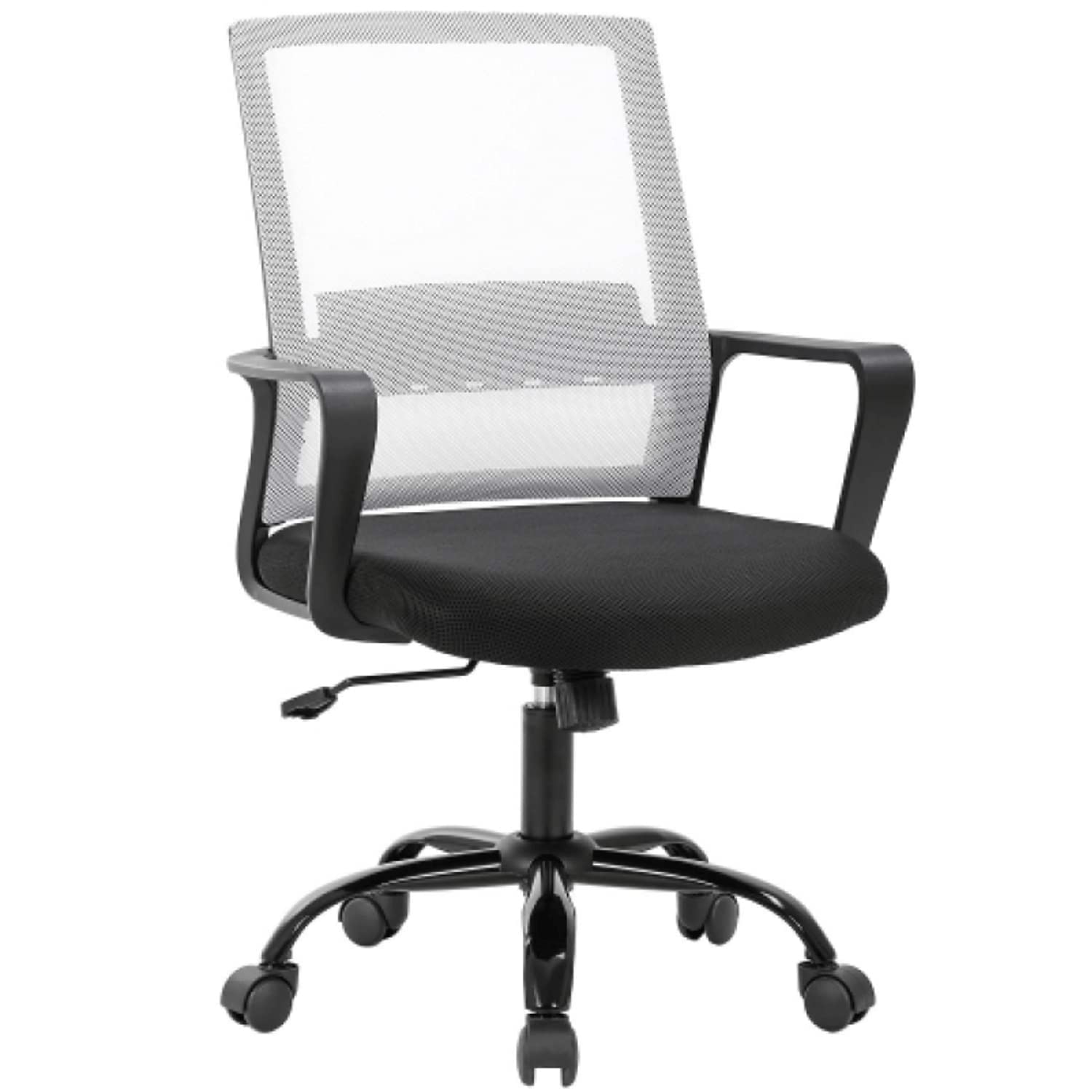 Ergonomic Mesh Office Chair Desk Chair Computer Chair with Lumbar Support Armrests Adjustable Mid-Back Computer Desk Chair Modern