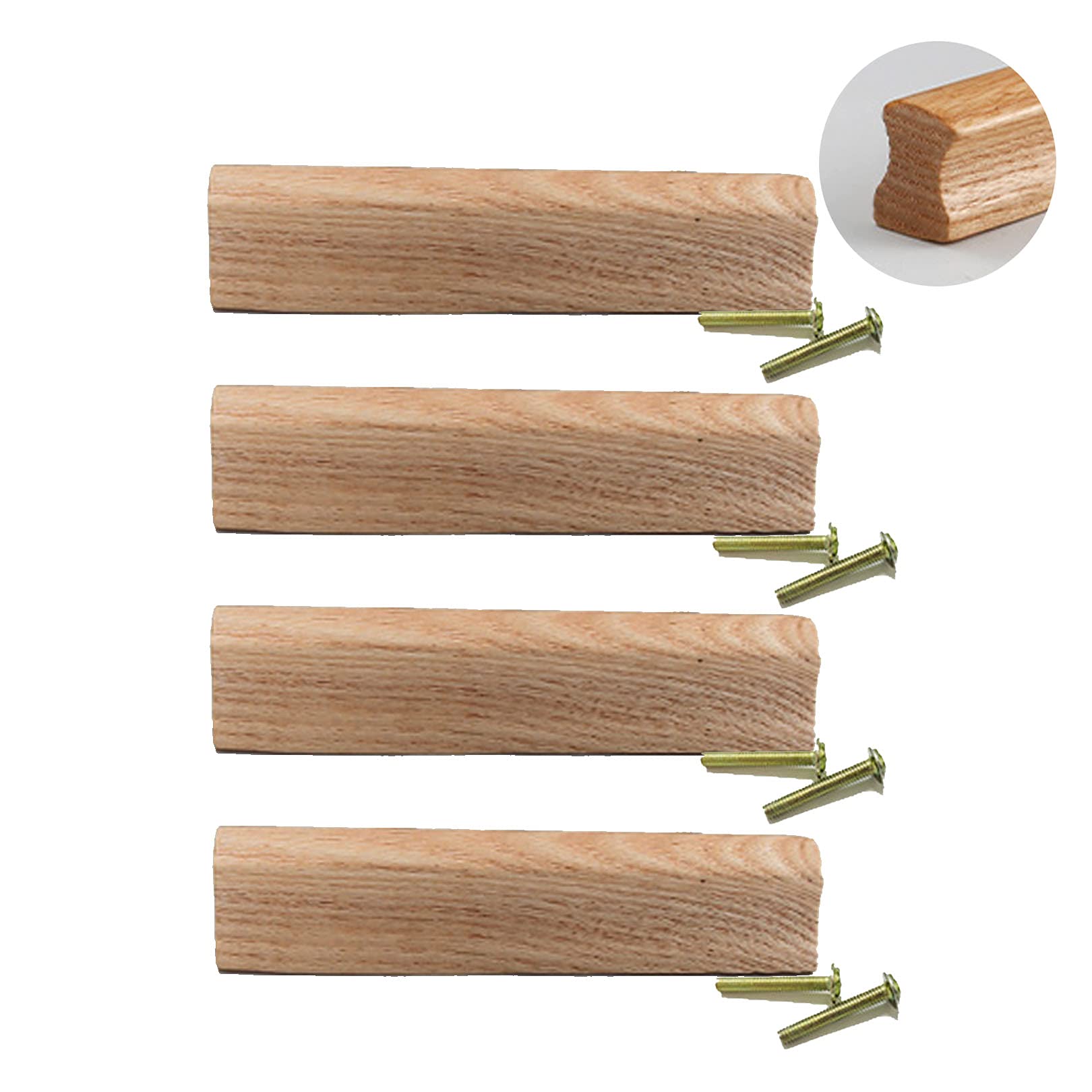 Kast, Een grenen houten vitrinekast - Glas, Hout