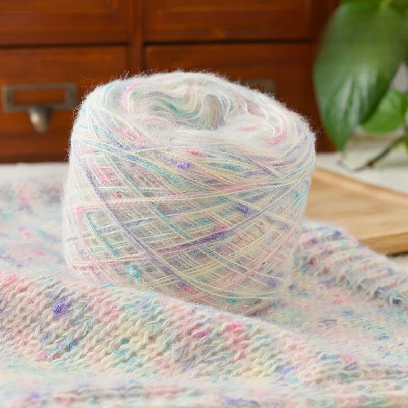 Hilo de mohair degradado de 100g para tejer a mano suéteres suaves