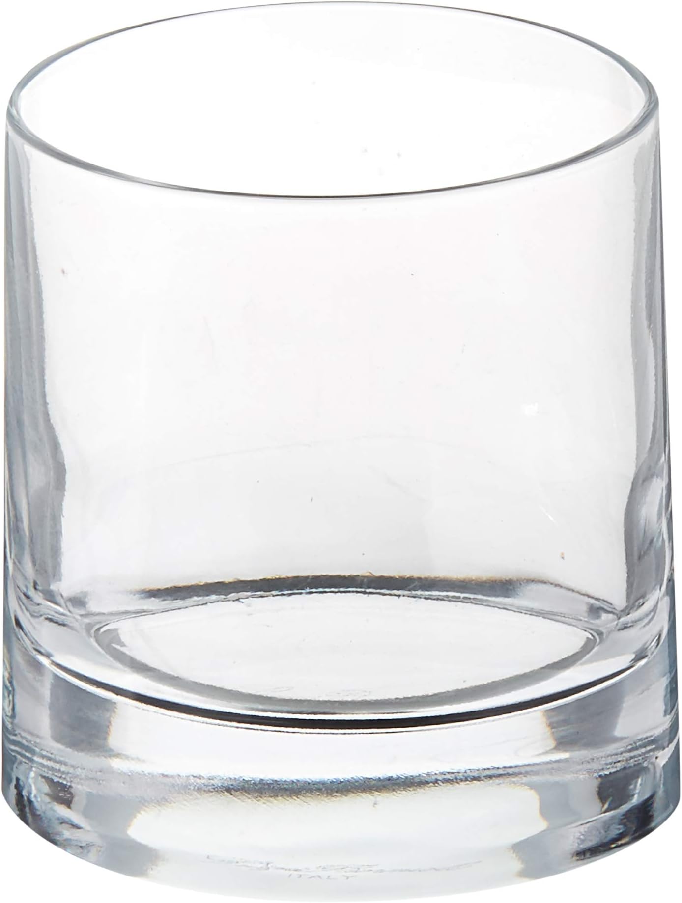 7540088 Veronese Box of 6 Short, Clear Crystal Tumblers, 8.3 x 8.3 x 9.1 cm