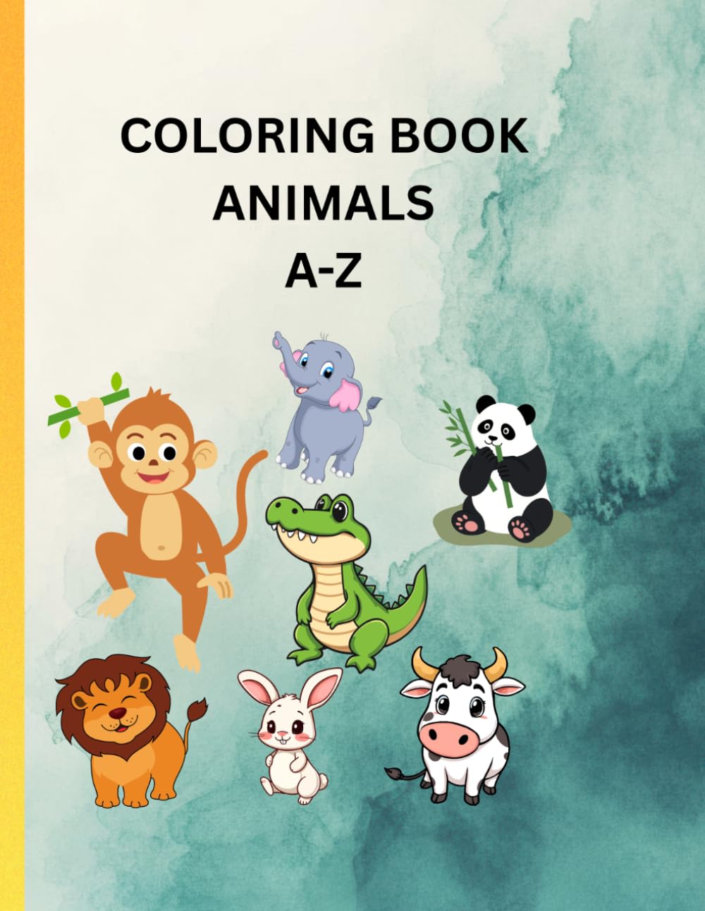 Coloring Book: Animals A-Z