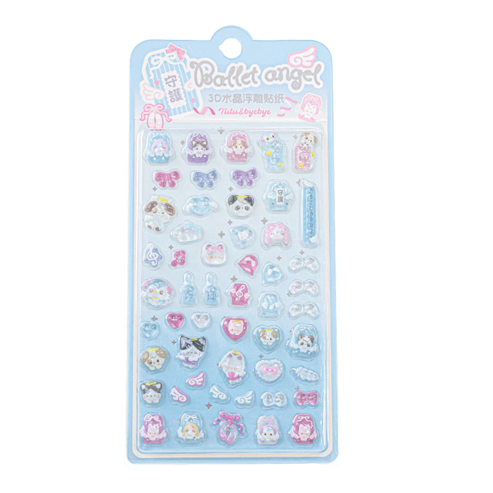RGYBAO Stereoscopic Reward Labels Decorative Stickers for Journal, Luggage, Phone Decor Stereoscopic Sticker Scrapbook Crystal Stickers