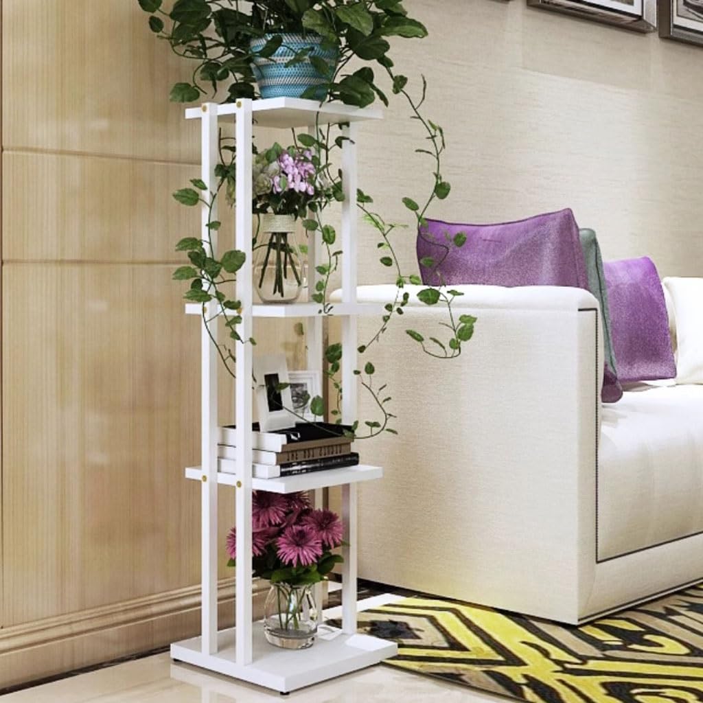 Multi Tiered Plant Stand Indoor Simple Pothos Floor-Standing Plant Rack Indoor Living Room Multi-Layer Flower Rack Storage Rack Corner Outdoor Plant Stand