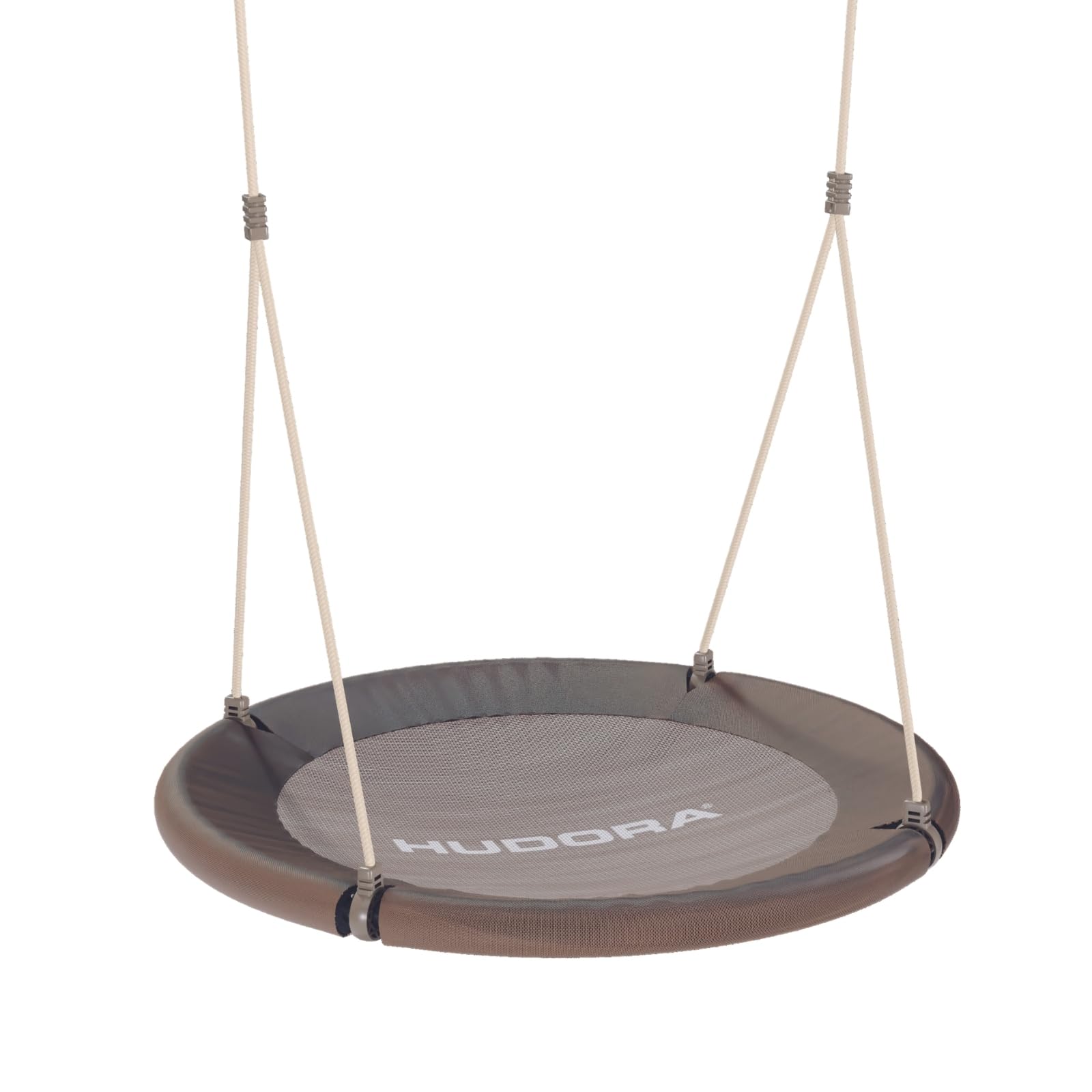 HUDORA Nestschaukel Lounge - Höhenverstellbare Nestschaukel mit 90/110cm Durchmesser für bis zu 150kg - Hängeschaukel mit geschlossener Sitzfläche - Familienschaukel für drinnen & draußen