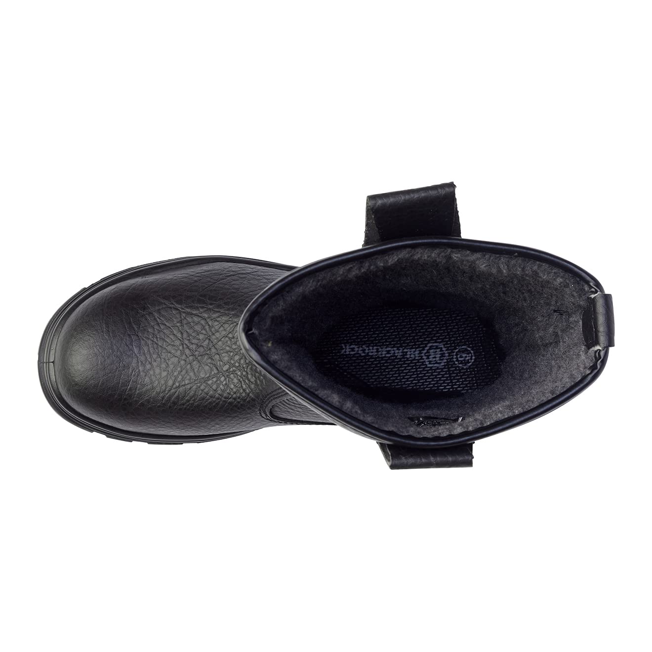 Blackrock S1-P SRC Sicherheits-Arbeitsstiefel, Herren/Damen, Stahlkappe | schwarzes Leder, Arbeitsstiefel, Sicherheitsschuhe, Schutz-Zwischensohle, Gartenarbeit, Arbeits- und Gebrauchsschuhe