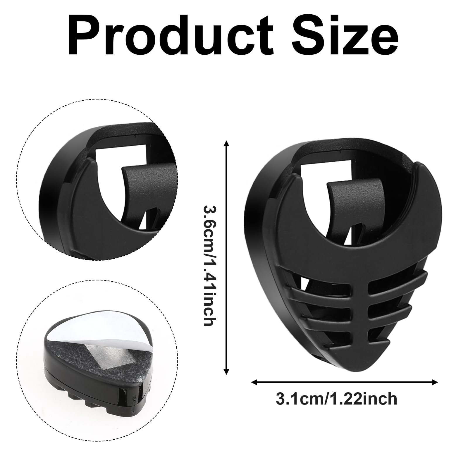 SUPVOX Gitarren Plektren Box - Aufbewahrungsbox Aus Holz Für Plektren