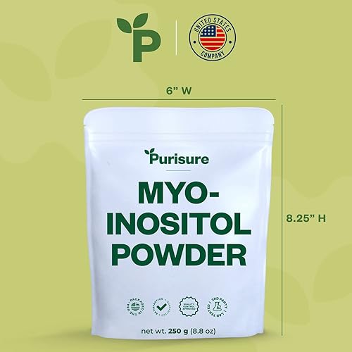 Miniatura 8 de Myo Inositol Polvo 8.82oz (500 porciones), nootrópico, potenciador cognitivo, apoyo general a la salud, memoria, aprendizaje, enfoque,