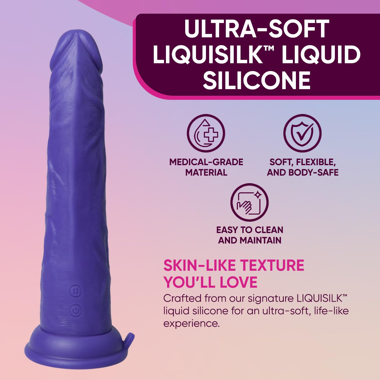 Femmefunn Thruster Vibratori rabbit Dark Purple 22,3 cm
