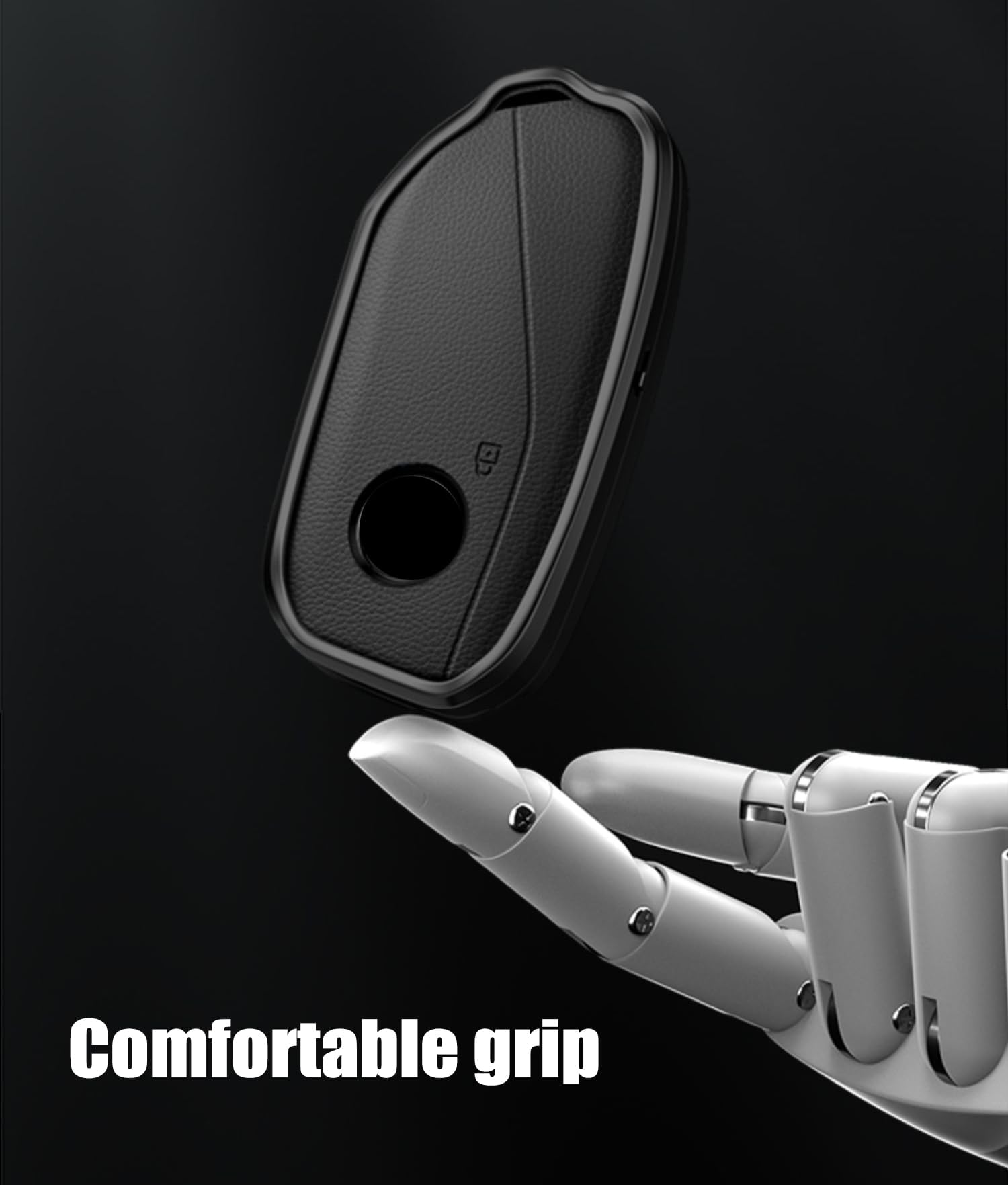 Funda para Llave de Coche para BMW 7 Series X5/X7/735Li/740Li/i7 X1 5 Series X6 2023-,Funda de Cuero TPU para Llave de Coche,Carcasa de protección Completa,D-Blue-4