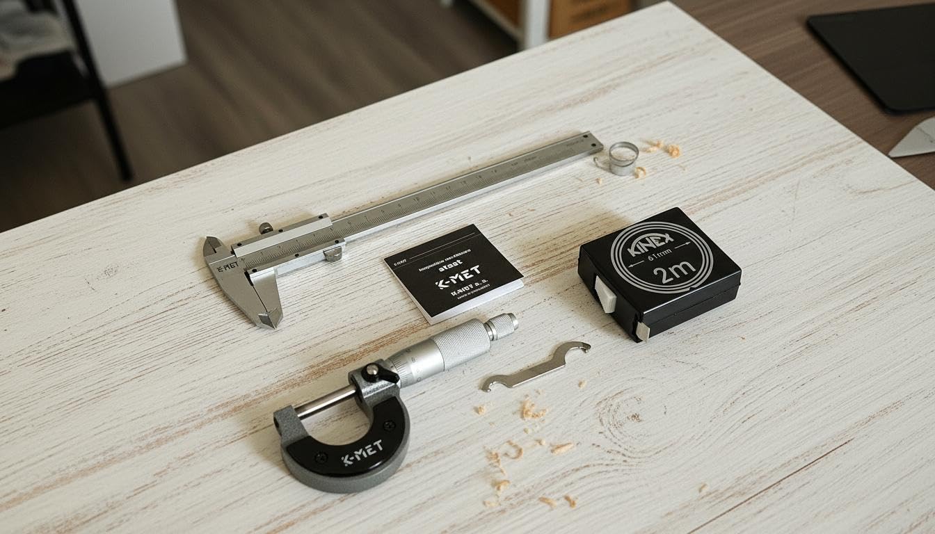 K-MET Mikrometer und Messschieber Set