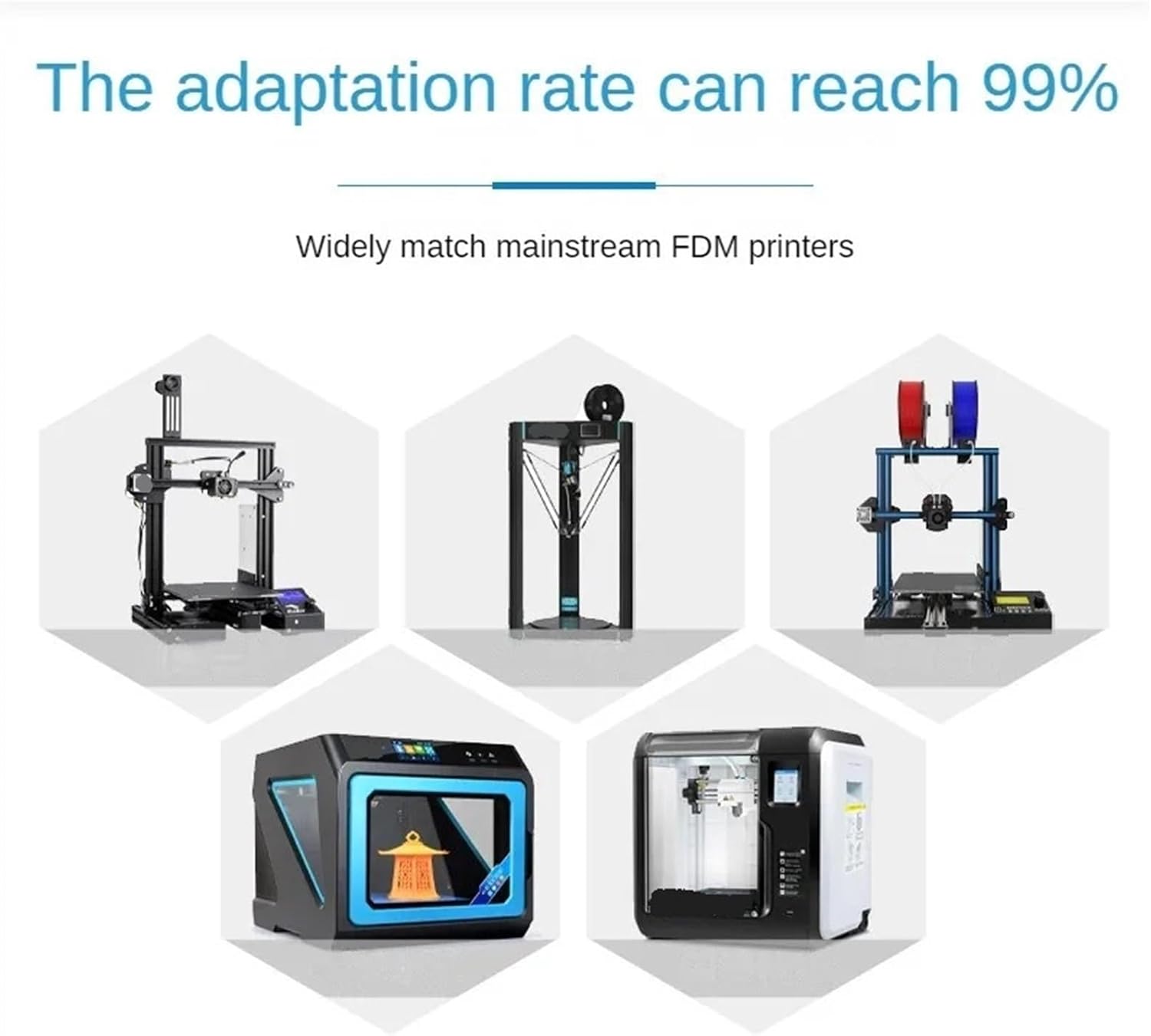 Carbon Fiber PLA Filament 1.75mm 1KG, High Accuracy +/- 0.02mm Carbon Black 3D Printer Filament for Strong Prints