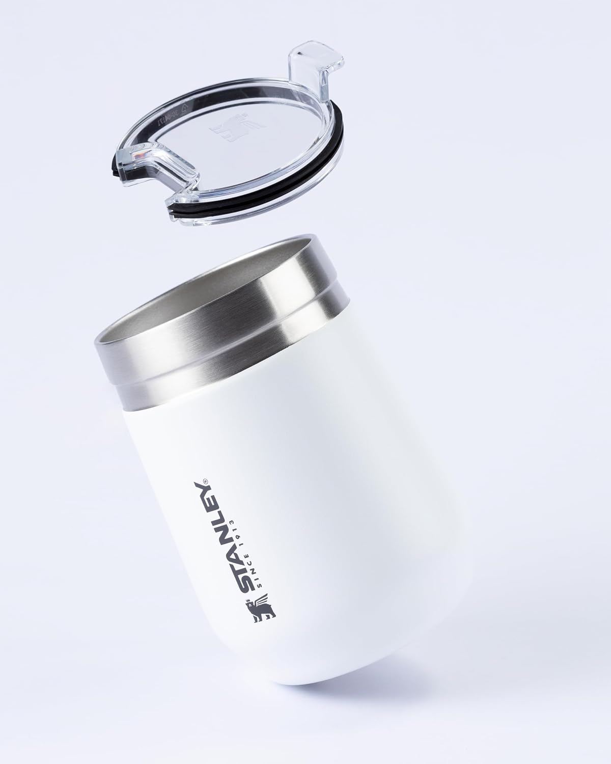 Stanley - Copo Térmico Everyday, 296ml, para Bebidas Quentes e Frias com Tampa, Aço Inoxidável, Polar