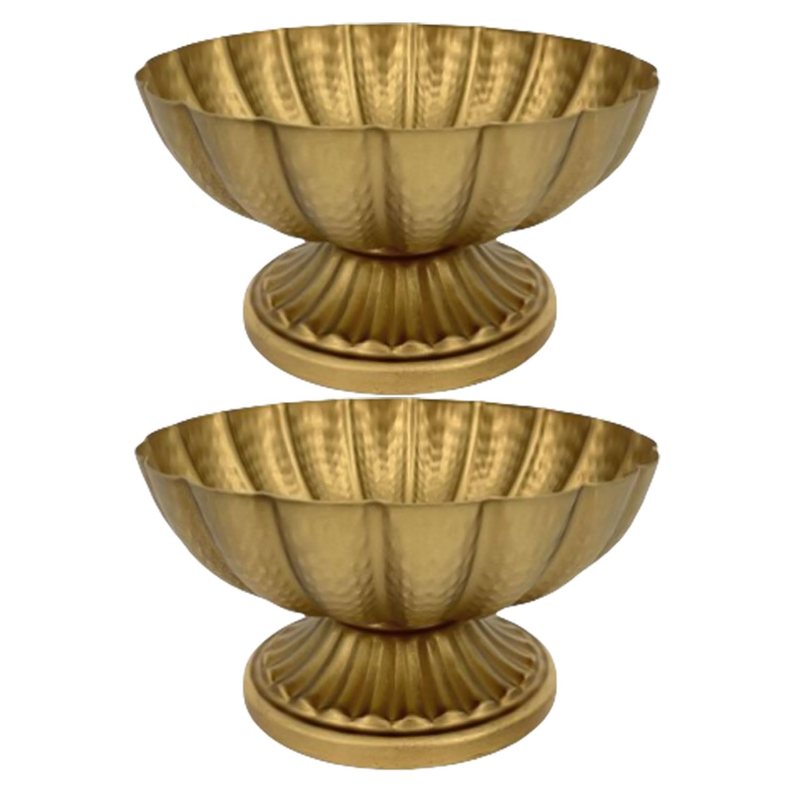 Vase à compote en fer design vintage haut de gamme pour réceptions chics