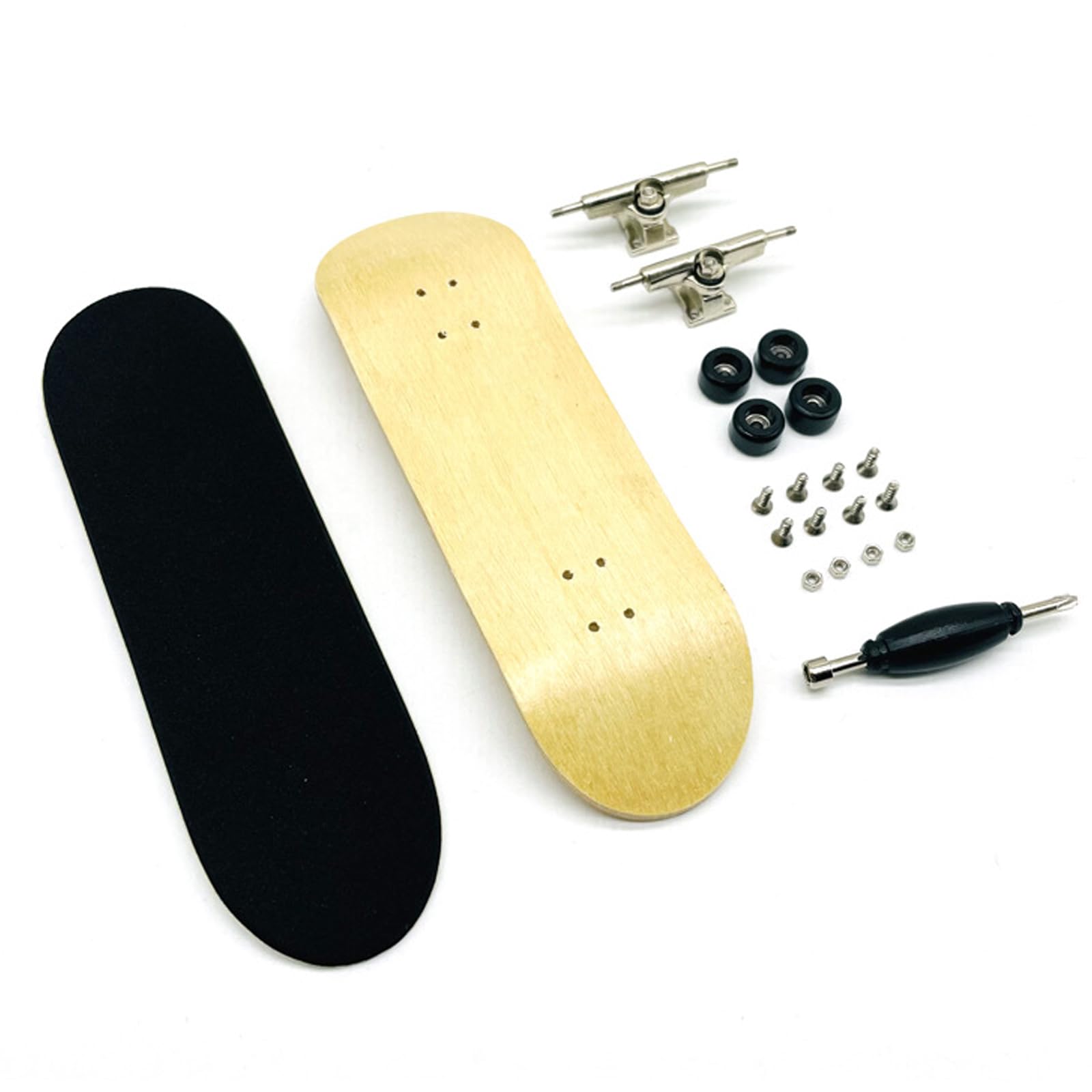 aiyraa Mini Finger Skateboard, Tech Deck Fingerboard skateboard, Pro Finger Board with PU Non-slip Box, Pressure Reduction, for Kids, Office Workers, and Students