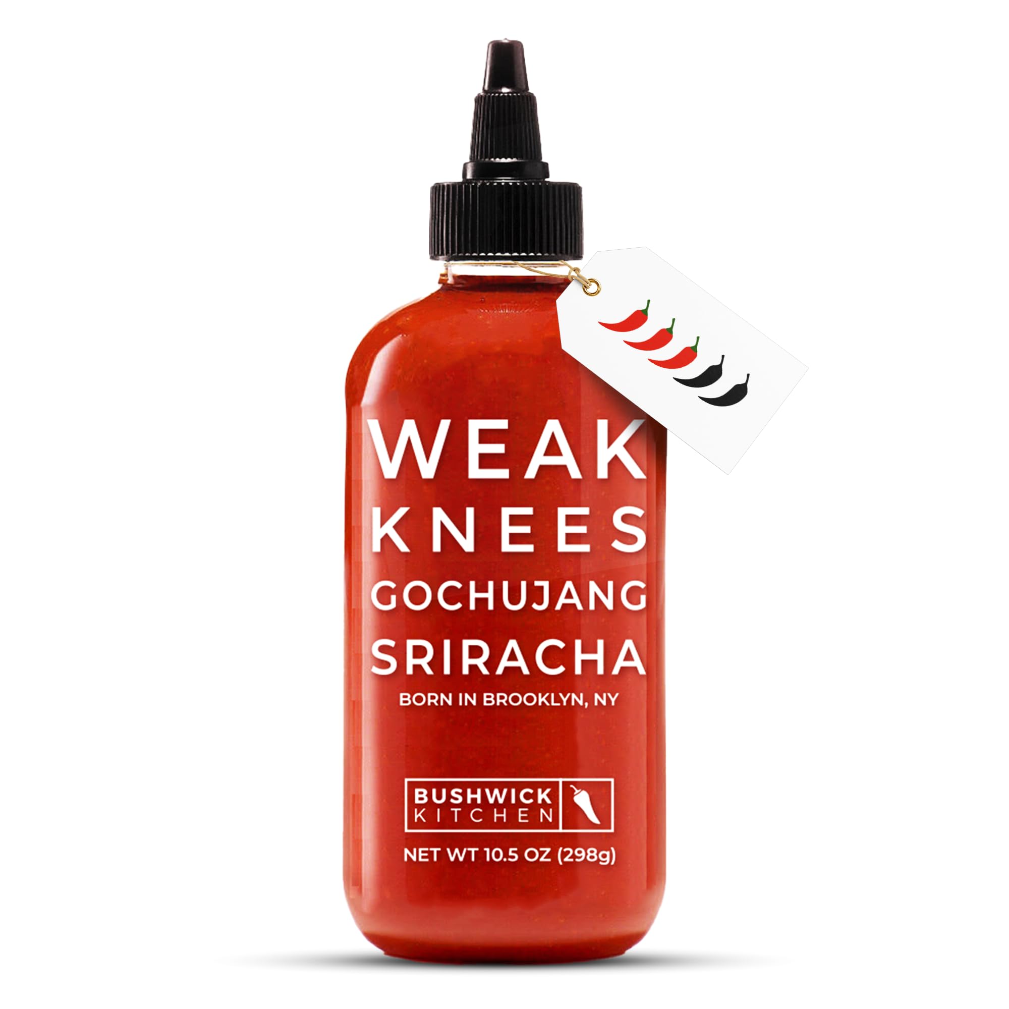 Bushwick Kitchen, Weak Knees Gochujang Sriracha, Adds Flavour and Heat, 298g