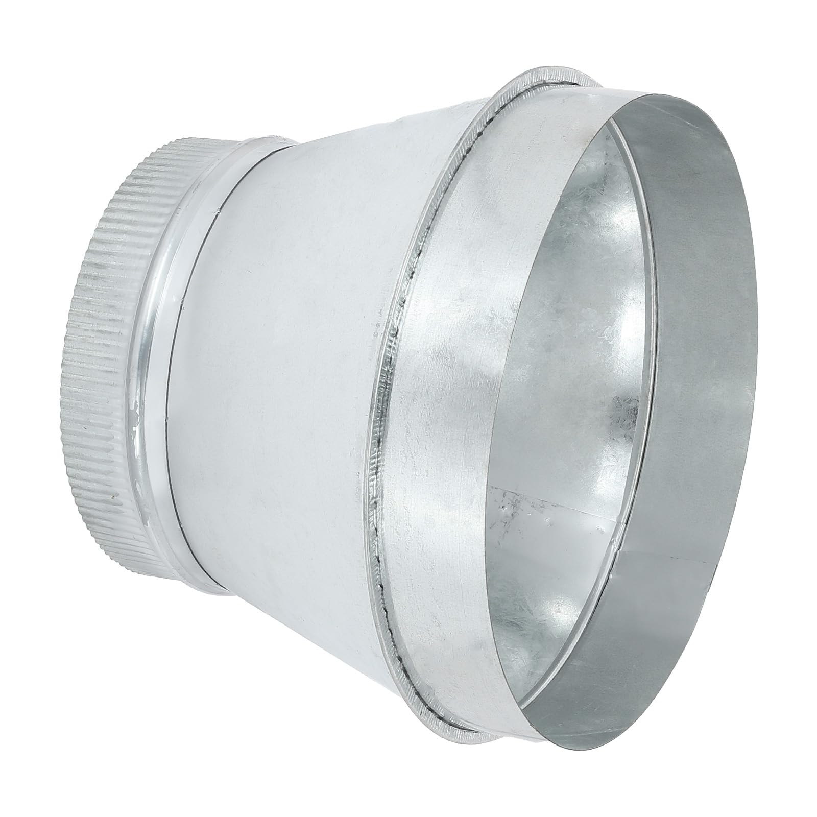 PATIKIL 10 Inch to 7 Inch Duct Reducer, Galvanized Steel Round Air Duct ...