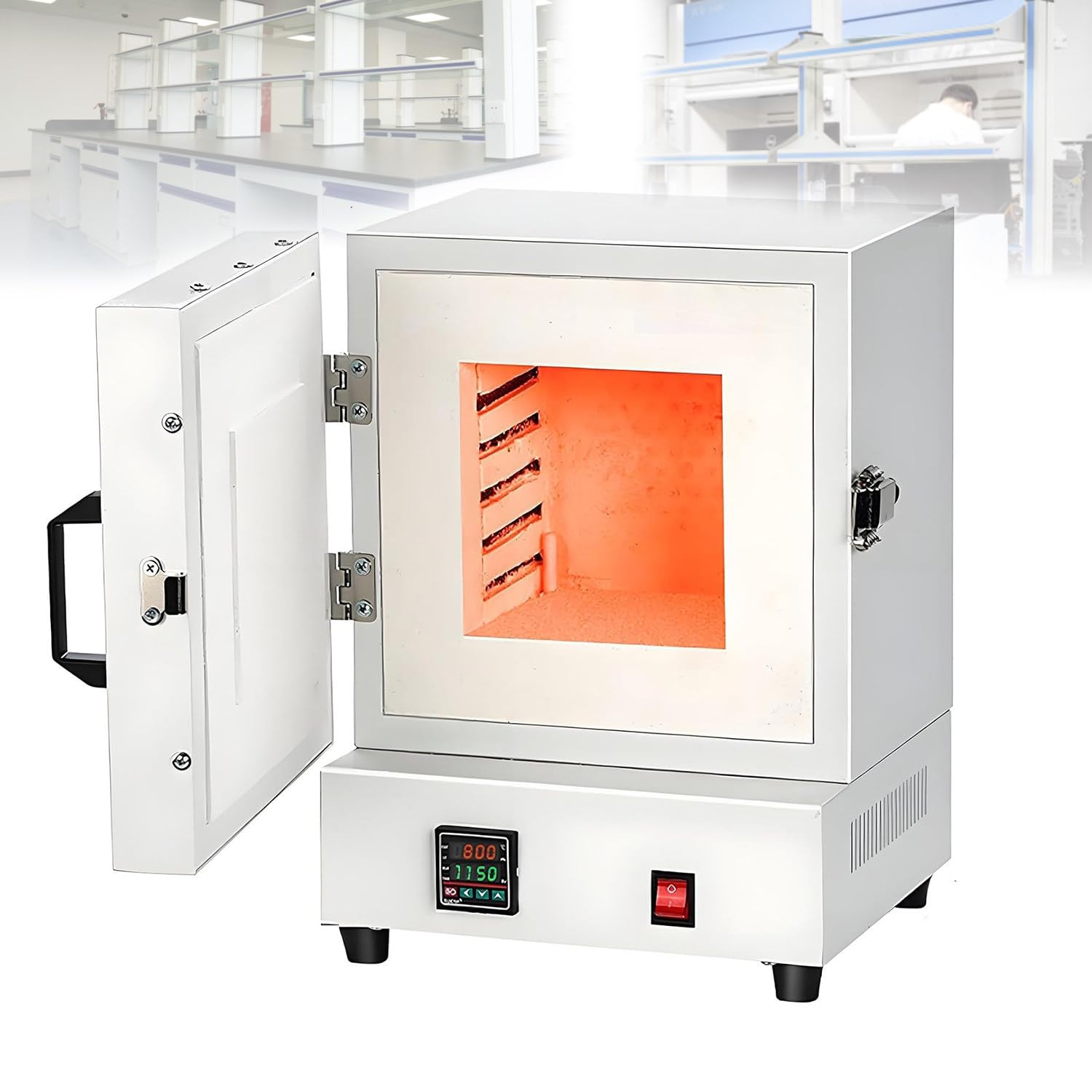 Horno de fusión eléctrico de 2000 W y 1150 ℃ digital para fundición de metales