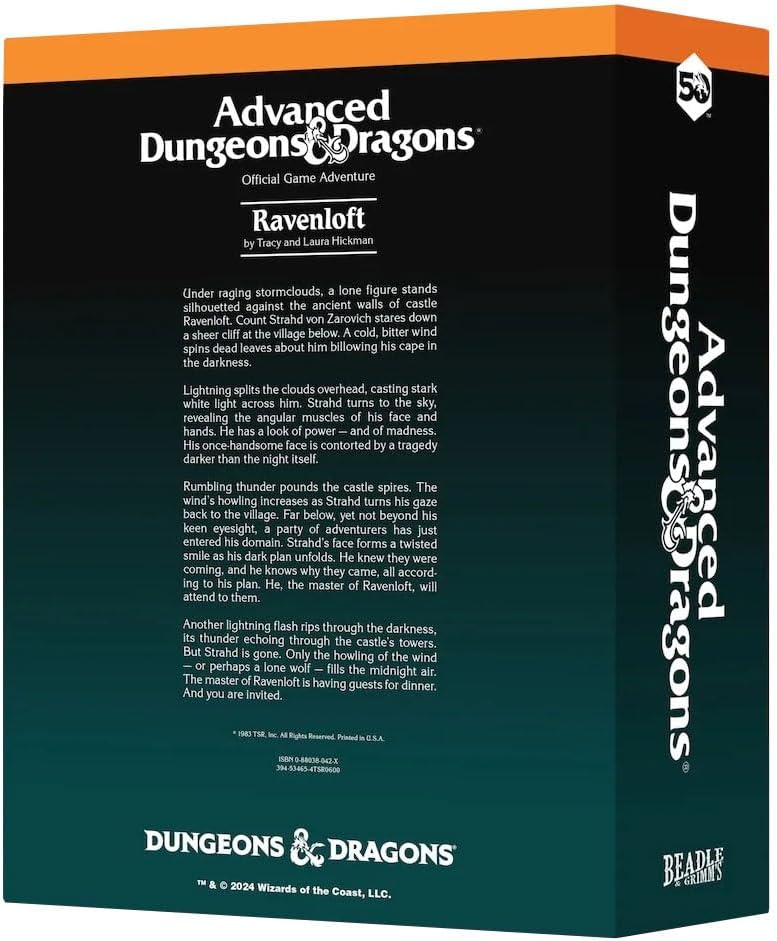 Beadle & Grimm's : D&D Classic Module Dice Set: Ravenloft