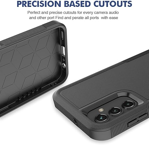 Miniatura 5 de Funda para Samsung Galaxy A15 5G funda protectora de doble capa resistente para teléfono celular a prueba de golpes con protector de pantalla -