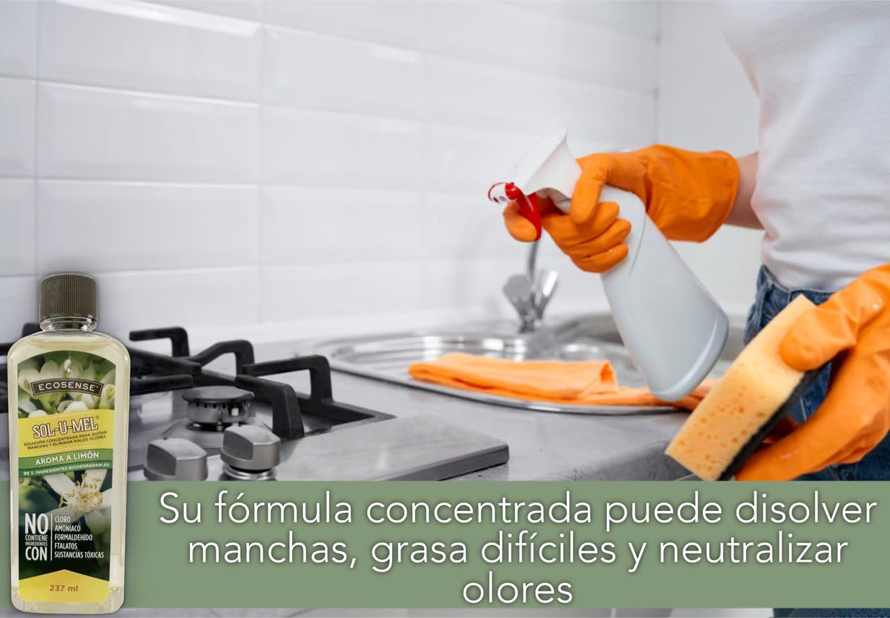 Melaleuca Sol-U-Mel Limpiador 3 en 1 Limón 226.8 g