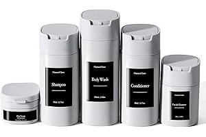 Magnetic Shampoo Travel Containers: Leak Proof, TSA-Approved Essentials for Peace of Mind While Traveling