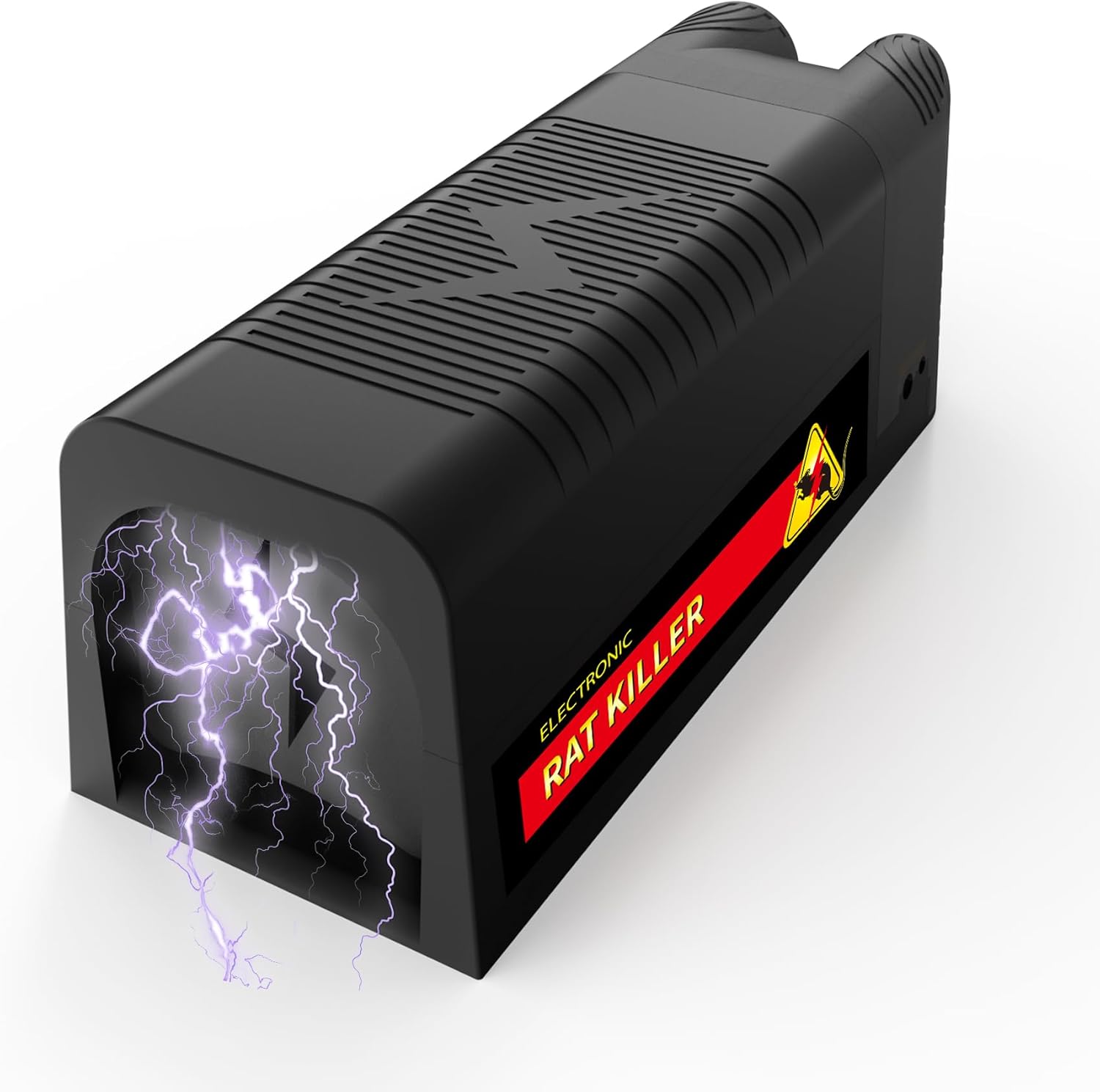 X-PEST Electronic Mouse Trap – Electric Mouse Trap Zapper for Indoor Use, Reusable Rodent Trap, No Touch No See, Effective Mice & Mouse Control Black 1