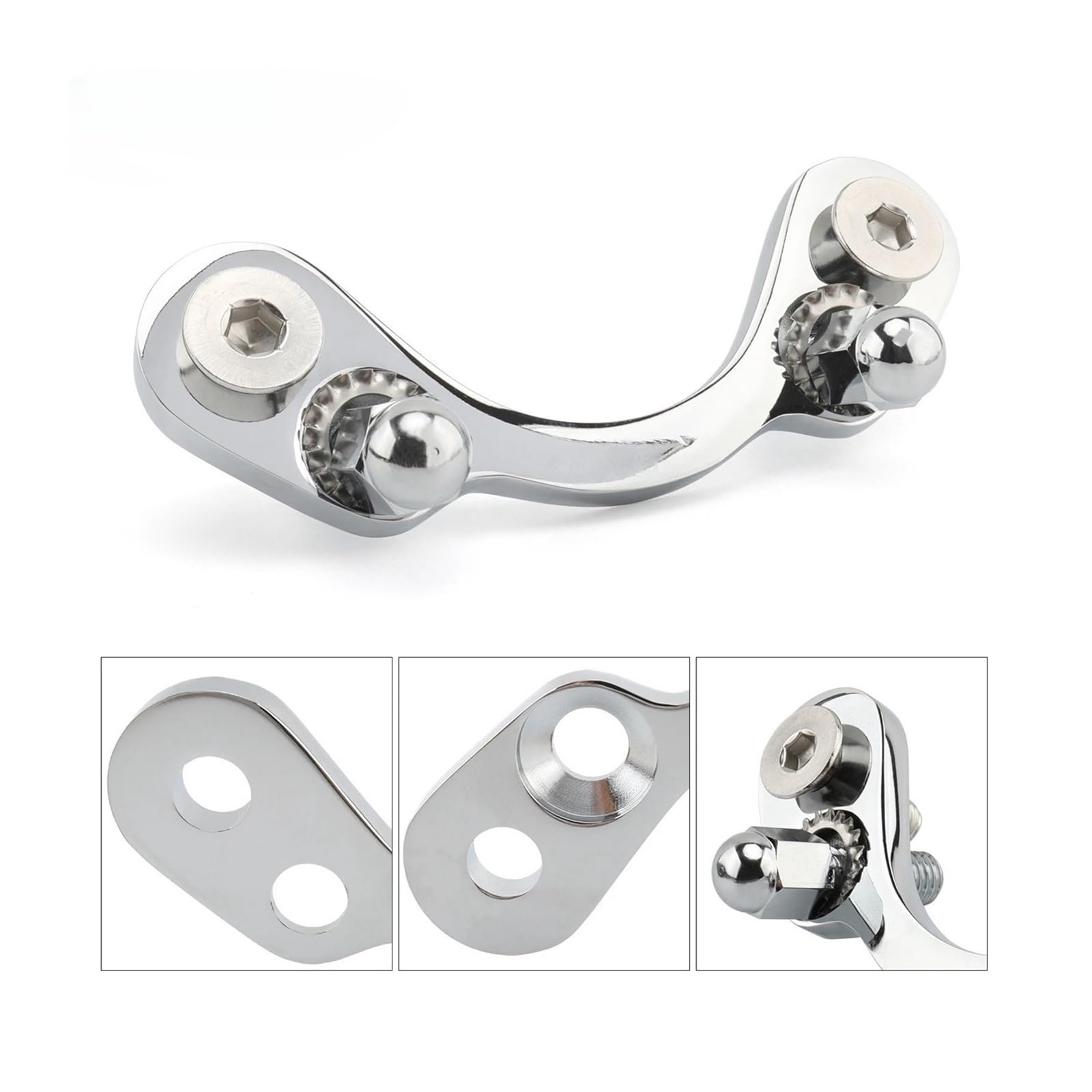 Motorrad Lenkerklemmen Motorrad Springer Lenker Baum Adapter Obere Klemme 3,5" Wide Riser Riser Mit Klemme Für Ha&rley Bobber 200 250