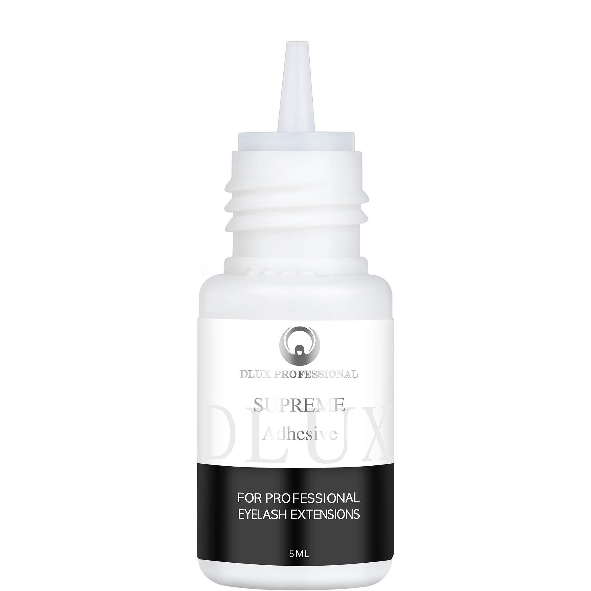 COLLA PER EXTENSION CIGLIA, Colla Ciglia Finte/DLux Professional/SUPREME | Asciugatura molto rapida 1 sec. , Lunga durata 6-7 settimane, Colore nero