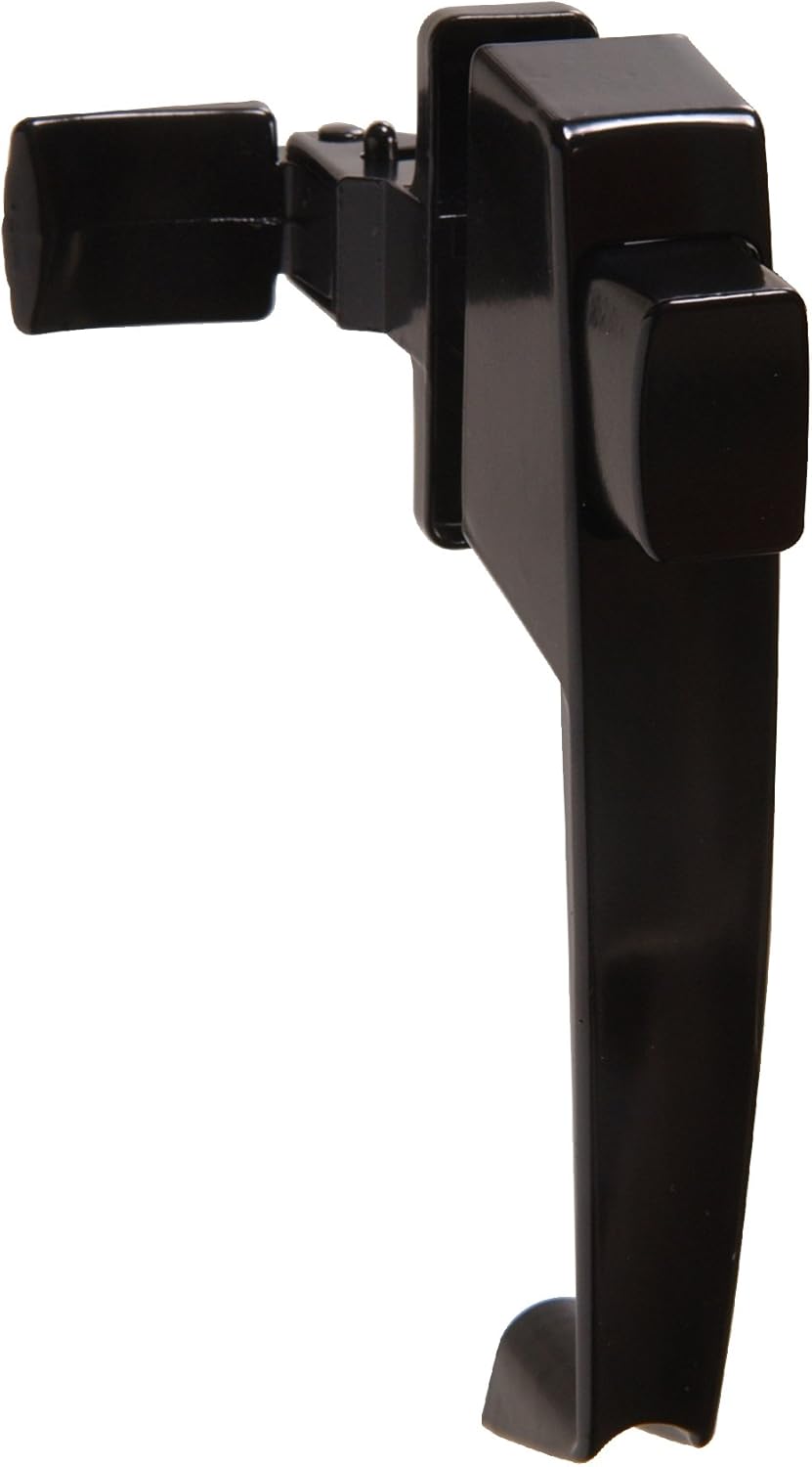 The Hillman Group 592800 Push Button Latch Black, 1Pack Screen Door