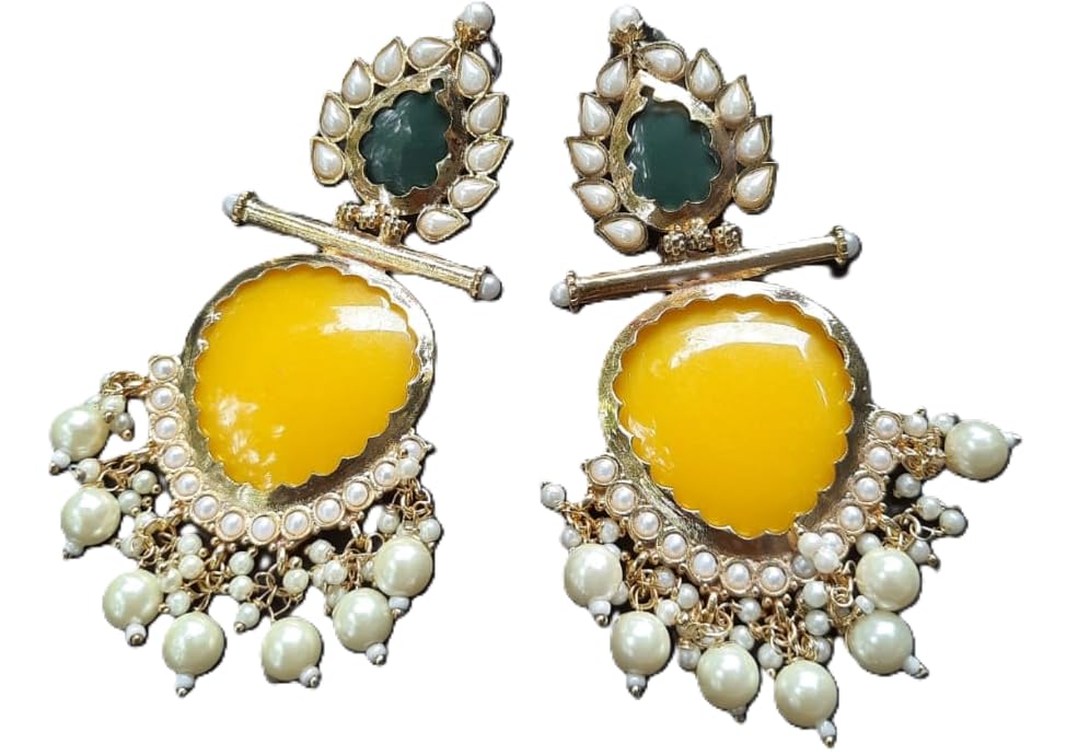 See full amazon price history chart for Gold Plated Traditional Studded Stones Dangler Earrings for Women and Girls, Traditional Handcrafted Gold Plated Traditional Studded Stones Dangler Earrings for Women and Girls, Traditional Handcrafted (B0D9V42ZRY) Amazon Price History, Amazon Price Tracker