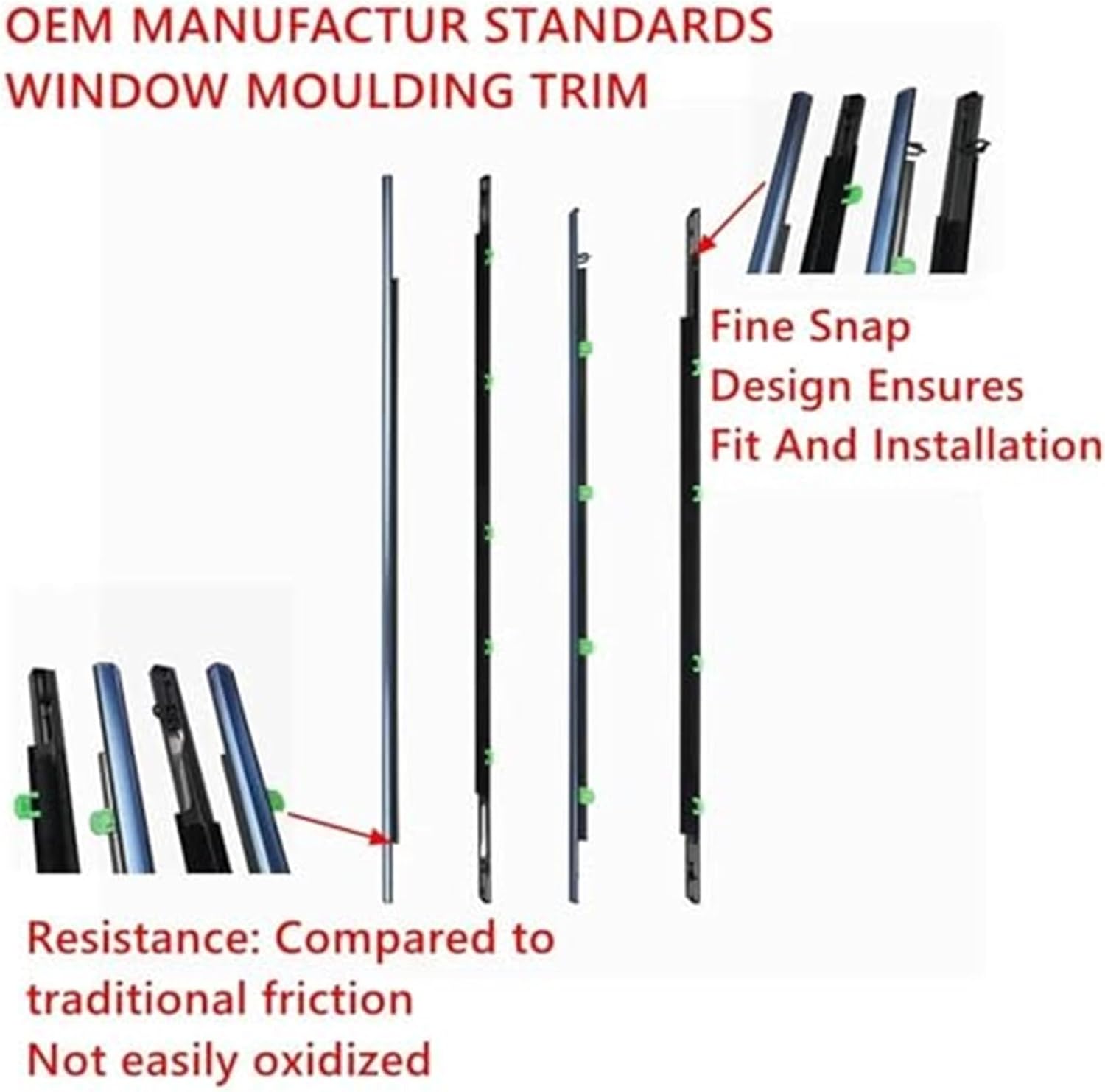 Pexorin 窓ドアシール 4 個 72450-T0G-A01 72410-T0G-A01 72950-T0G