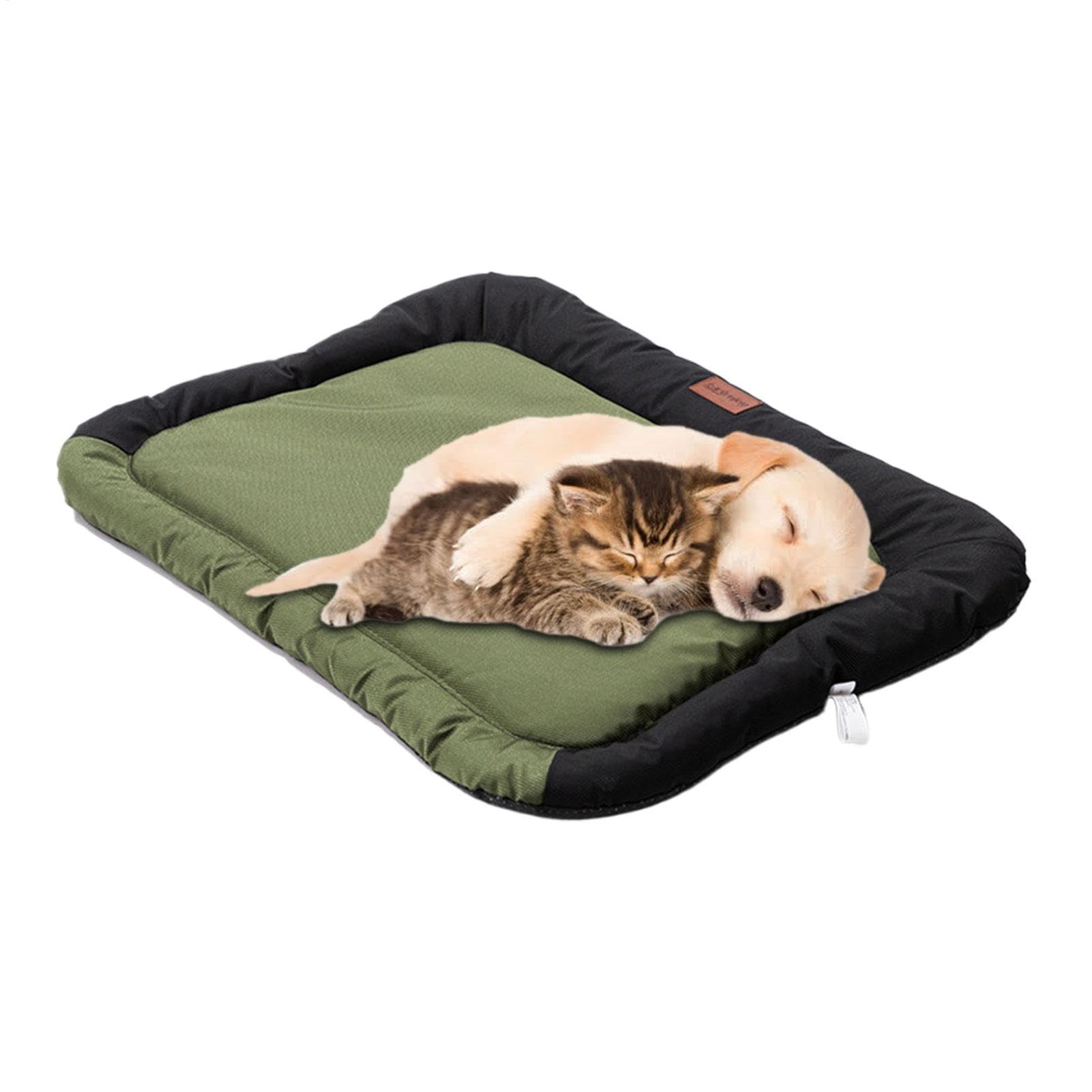 Tapis de niche pour chien en tissu Oxford lavable et antidérapant