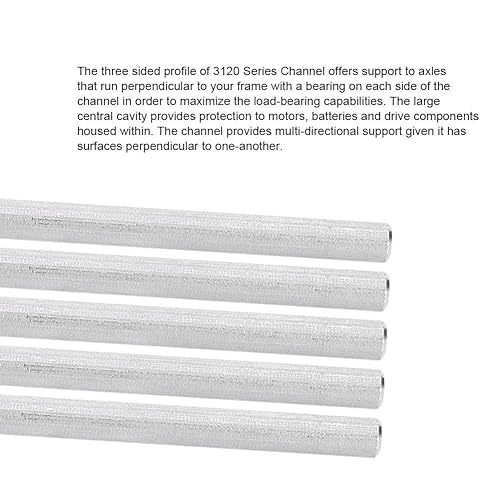 Miniatura 4 de 5 piezas de acero inoxidable D-eje compatible para robótica/FRC/First/FLL/WRO/STEAM/VEX 3.9 x 0.2in