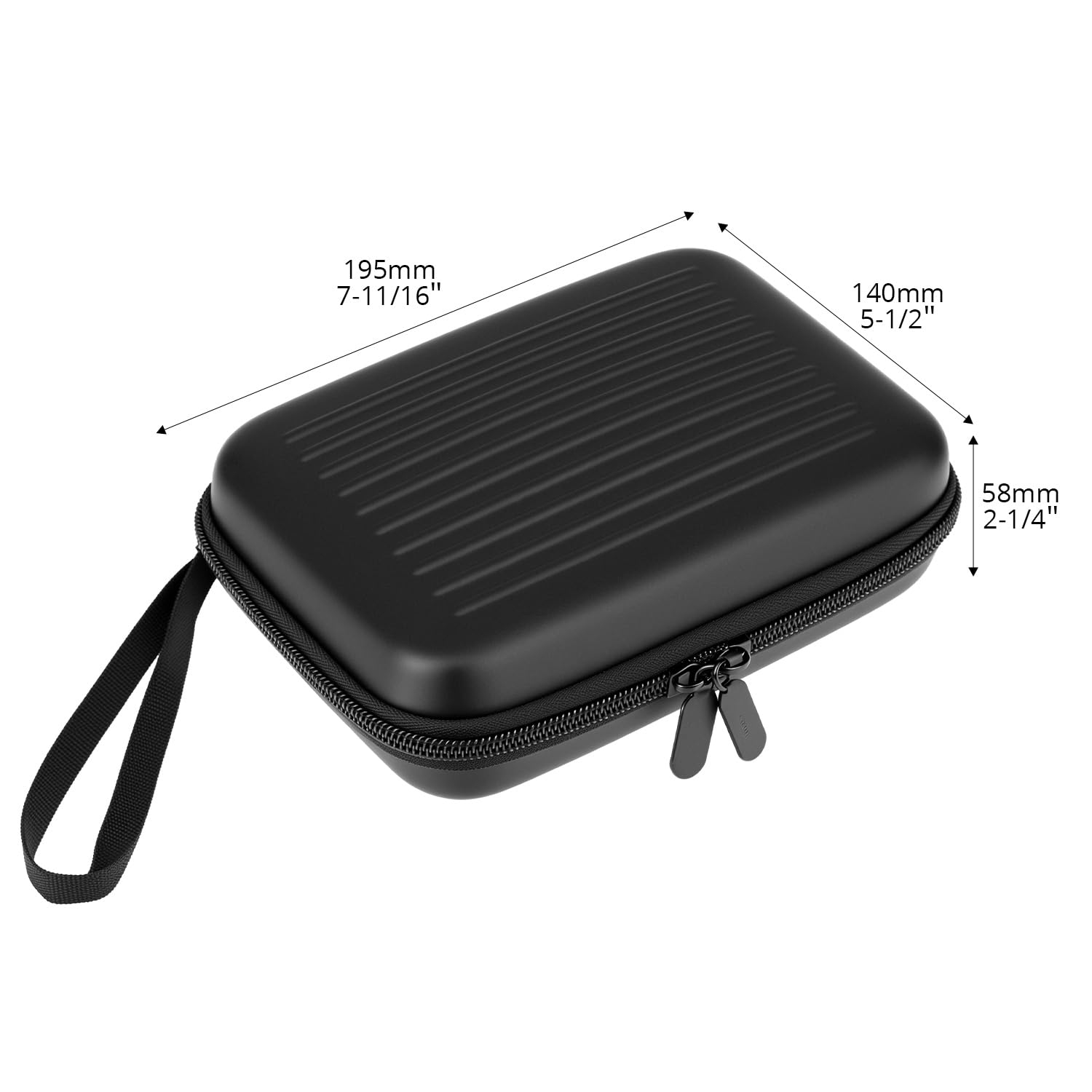 QWORK® Hartdart Eva para 6 Dardos, sin deslizamientos, con Compartimentos Separados para Accesorios adicionales de Dardos.