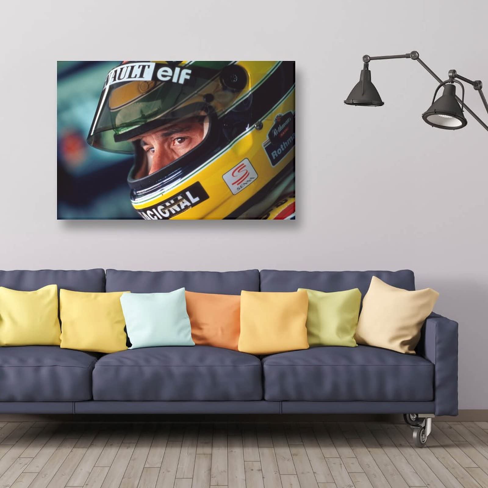 アイルトン　セナ　パネル Amazon.co.jp: アイルトン・セナモータースポーツ選手ポスター