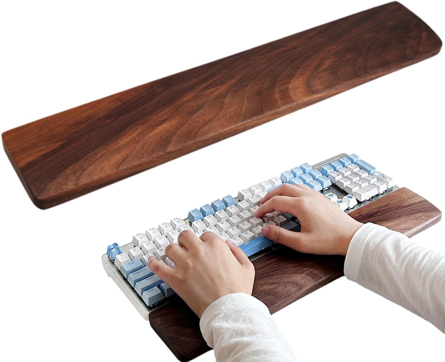 Keyboard Palm Rest, Solid Wooden Keyboard Wrist Rest