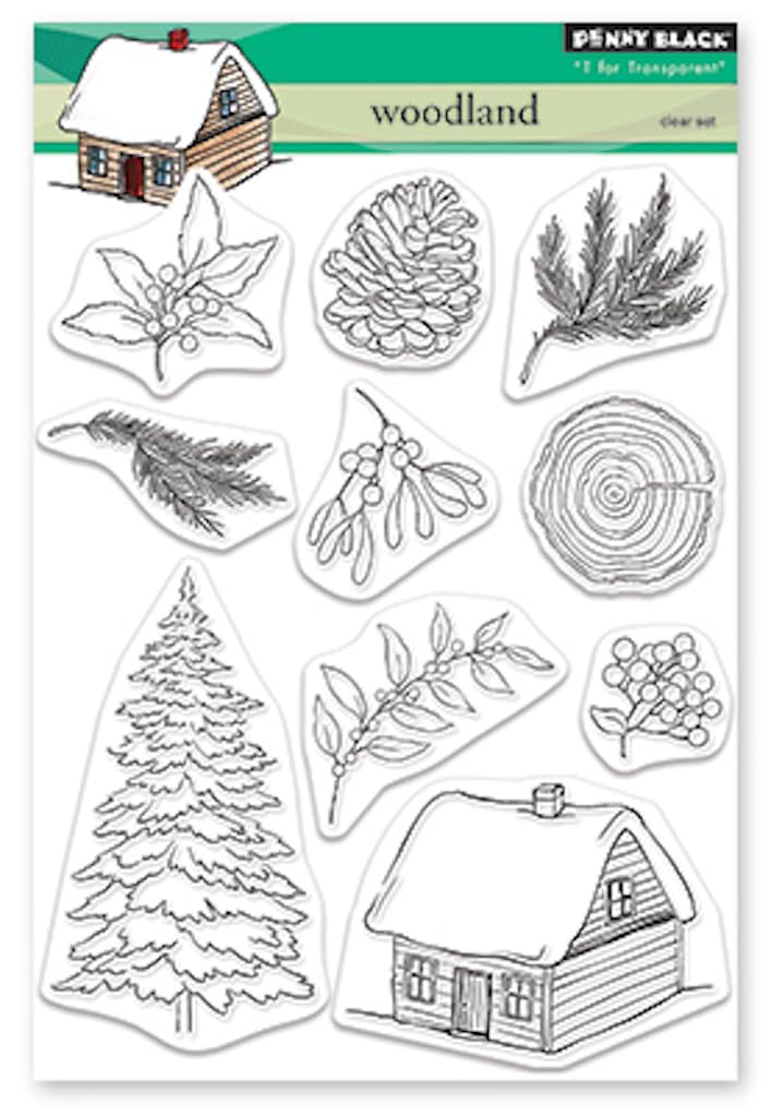 Penny Black Clear Stamps - Woodland 31-019