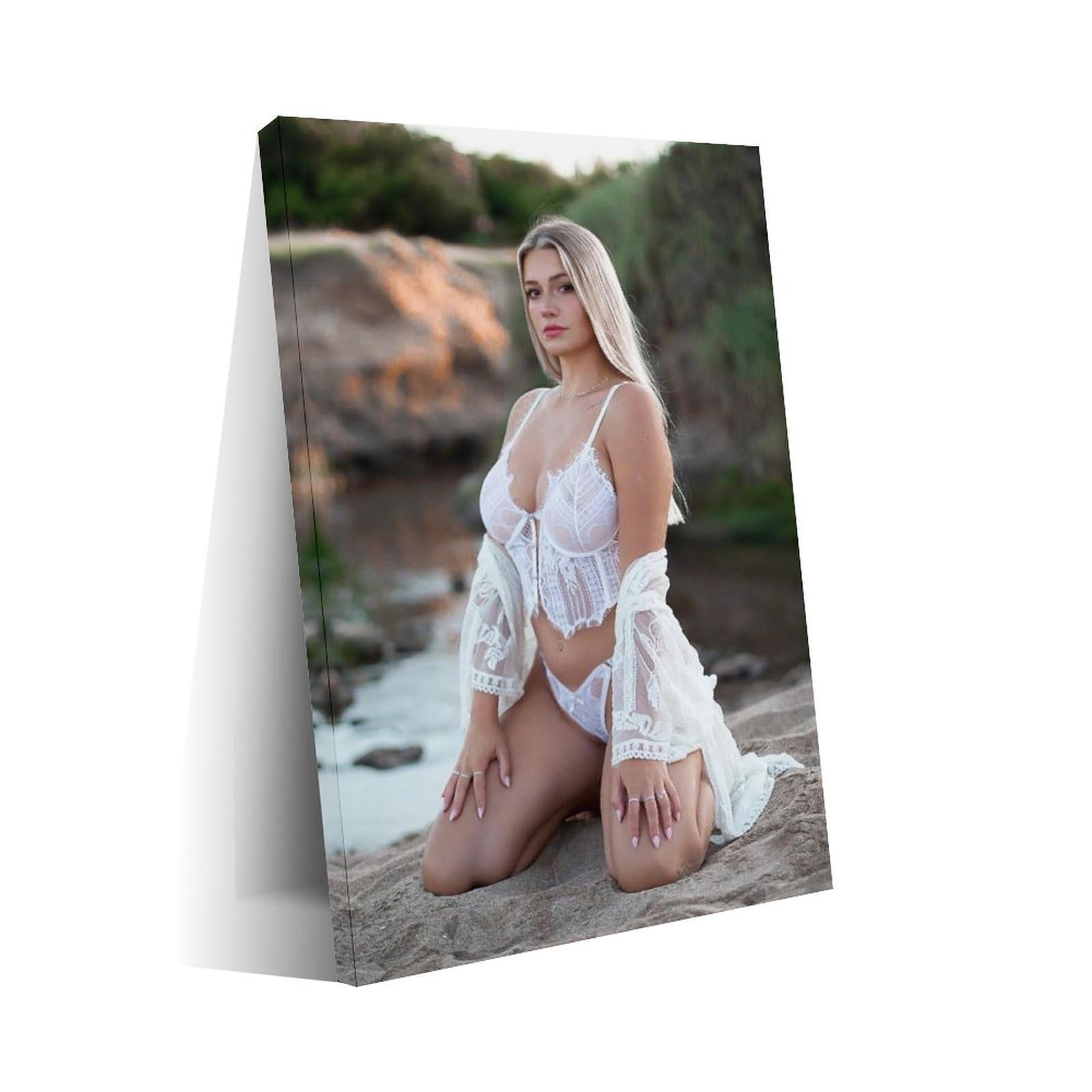 Amazon.com: Milena Laplassotte Famous Sexy Model Art Poster 2Wall Poster  Art Canvas Printing Living Room Office Bedroom Aesthetic Poster  16x24inch(40x60cm) Frame-style: Posters & Prints