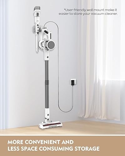 Miniatura 6 de Aspiradora inalámbrica, motor de 80,000 RPM y filtración de potencia, aspiradora de palo con batería de 2200 mAh, tiempo de trabajo de 35 minutos, 2