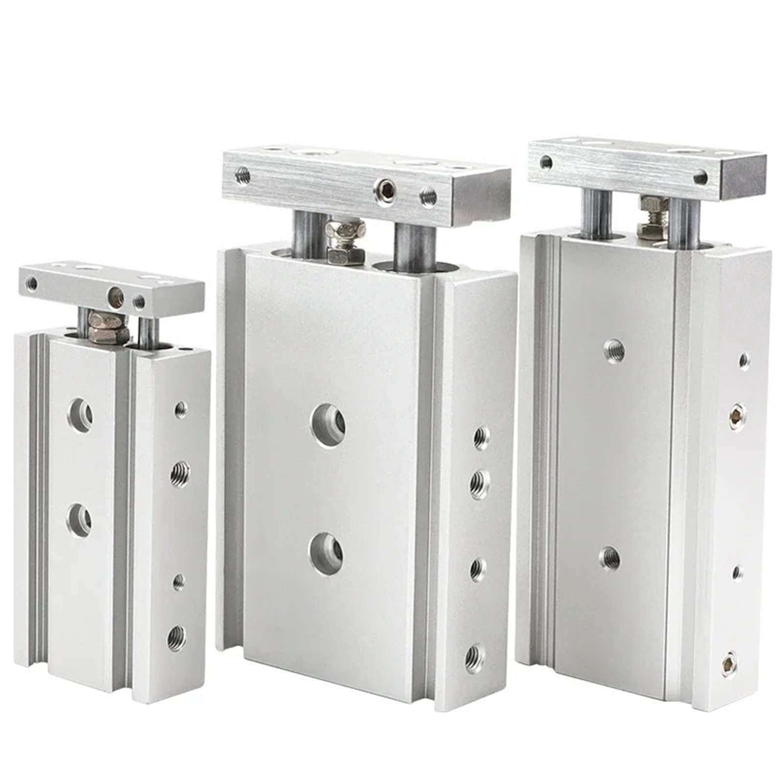 Vérin pneumatique CXSM20-70 double arbre en acier inoxydable