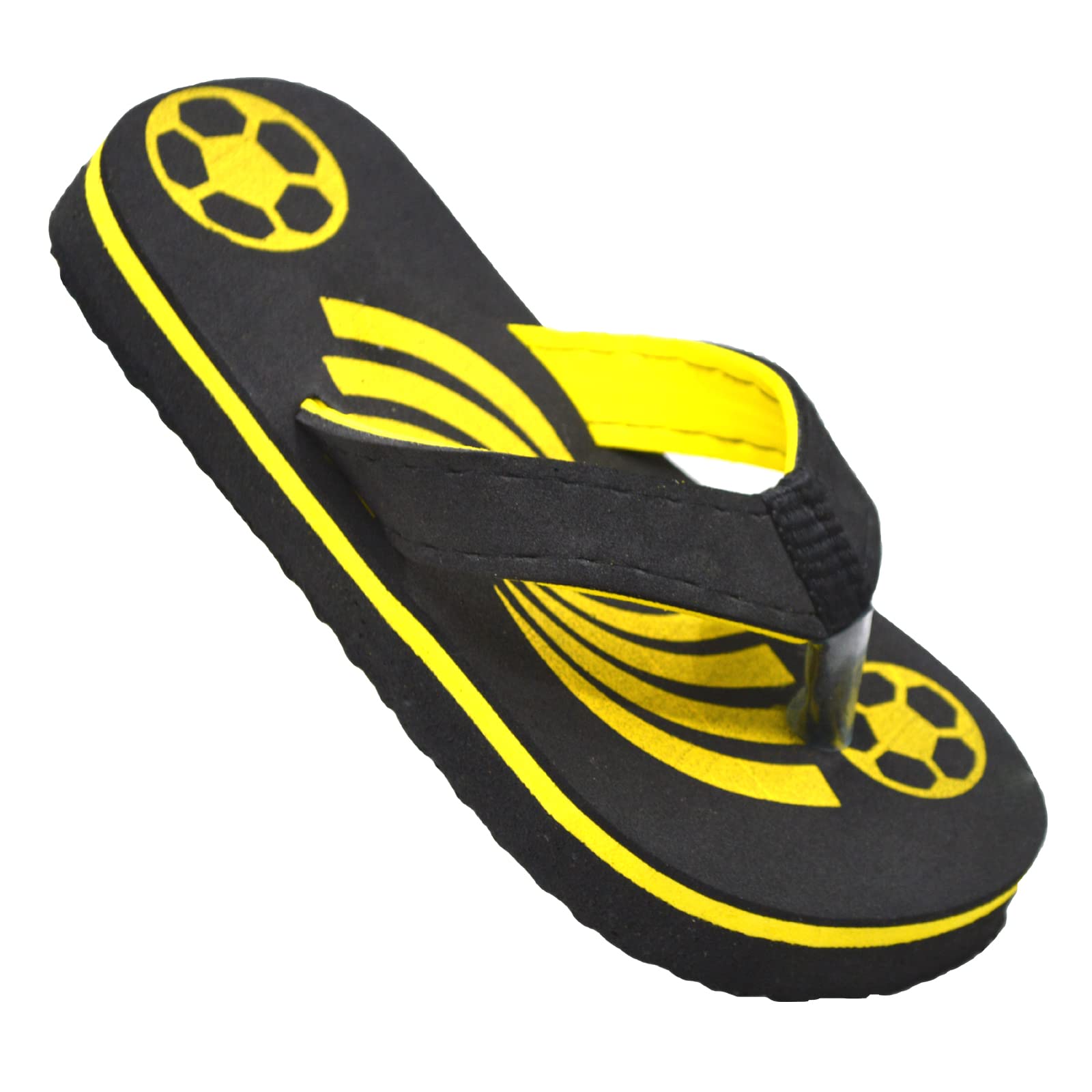 POLITA Unisex-Child Kids Flip-Flop F147 | EXTRA SOFT Comfortable Indoor & Outdoor Slippers | Stylish Non-Slip Slide Home Casual Cool Black Ball (B0BT1DNFH7) Amazon Price History, Amazon Price Tracker