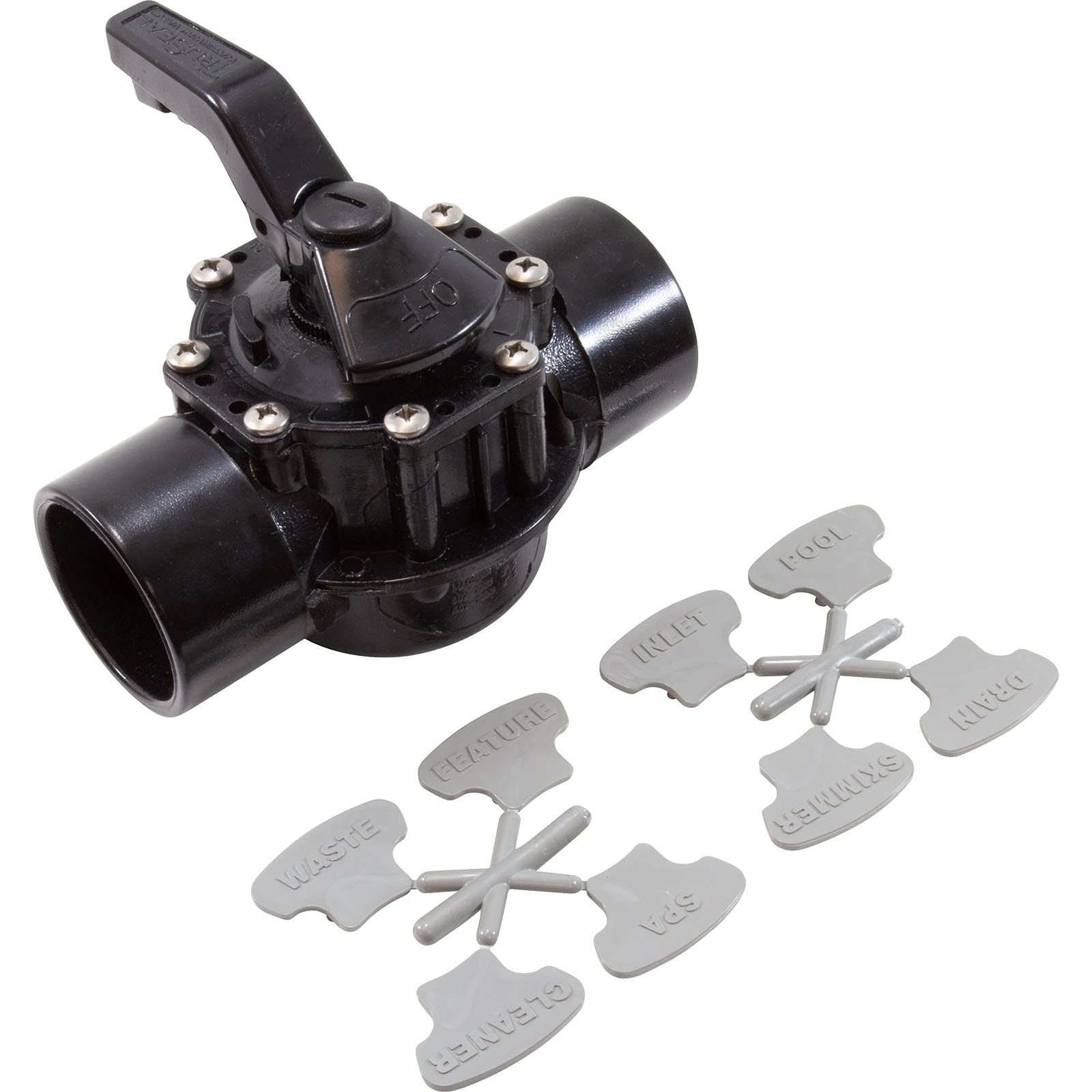 Amazon.com: Waterway Tru Seal Valve 2-Way 2in. SL - 2-1-2in