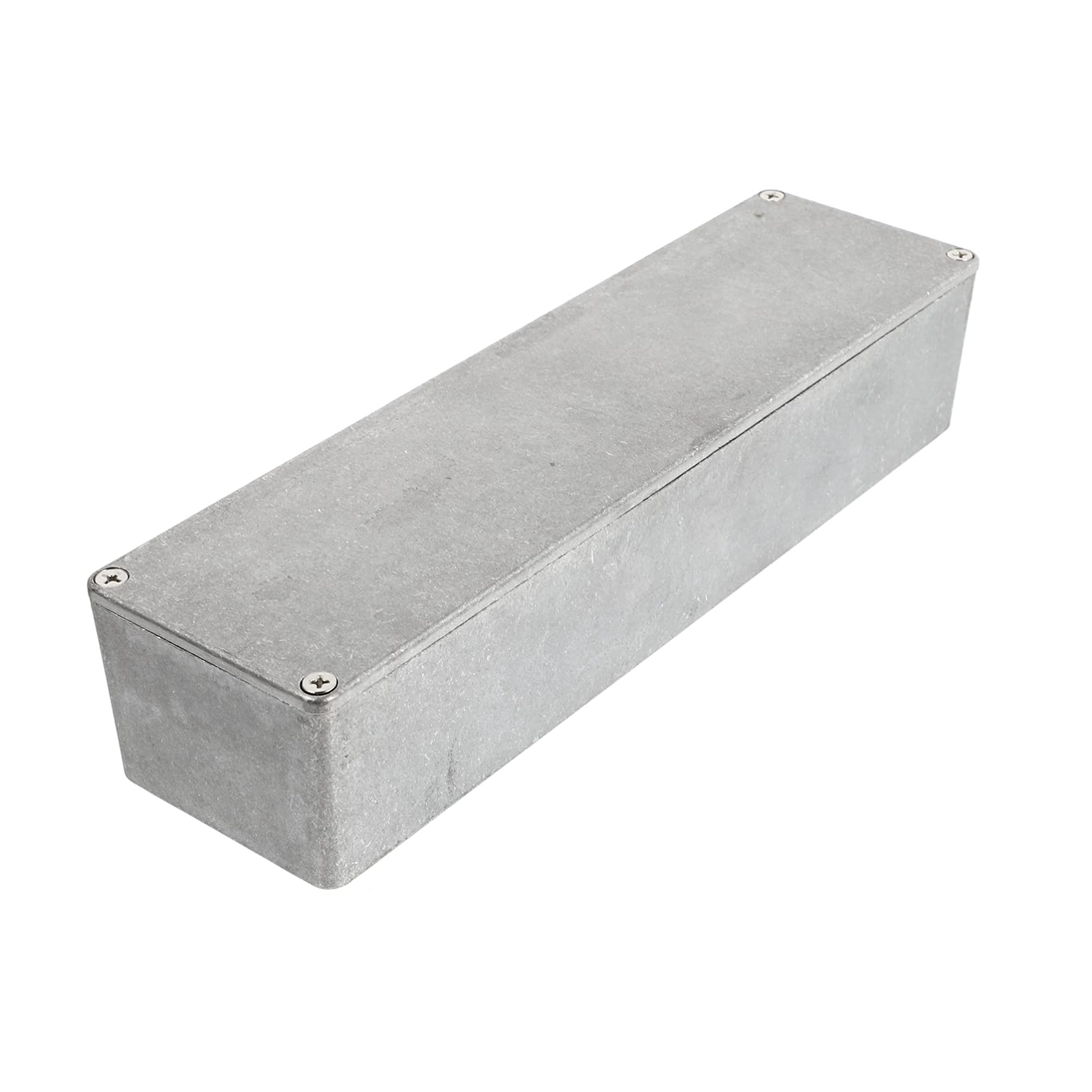 HEMOTON Aluminum Box Case Guitar Effect Pedal Enclosure Bass Case 1032l Silver Sturdy Guitar Supply