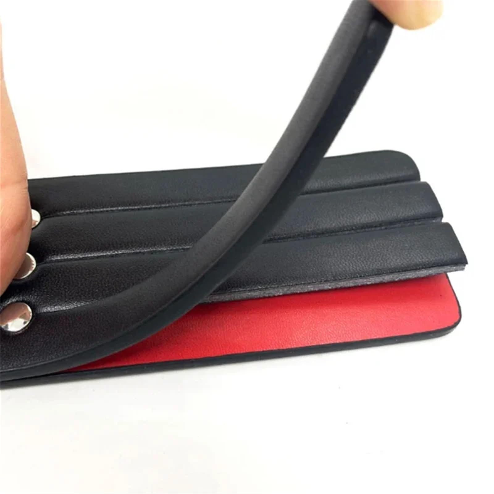 Juguete sexual BDSM, látigo de cuero de doble capa, paleta for azotes, flogger fetichista, SM, bondage, femdom, productos for adultos for mujeres, juegos 18